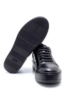 Men's Leather Zipper Detailed Sneaker | Derimod