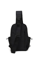 Male Black Fabric Crossbody Bag | Derimod
