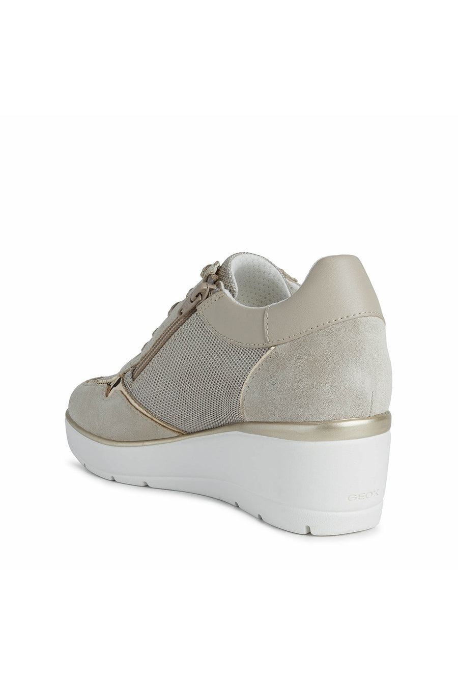 Geox Kadın Bej Ilde Dolgu Topuk Sneaker