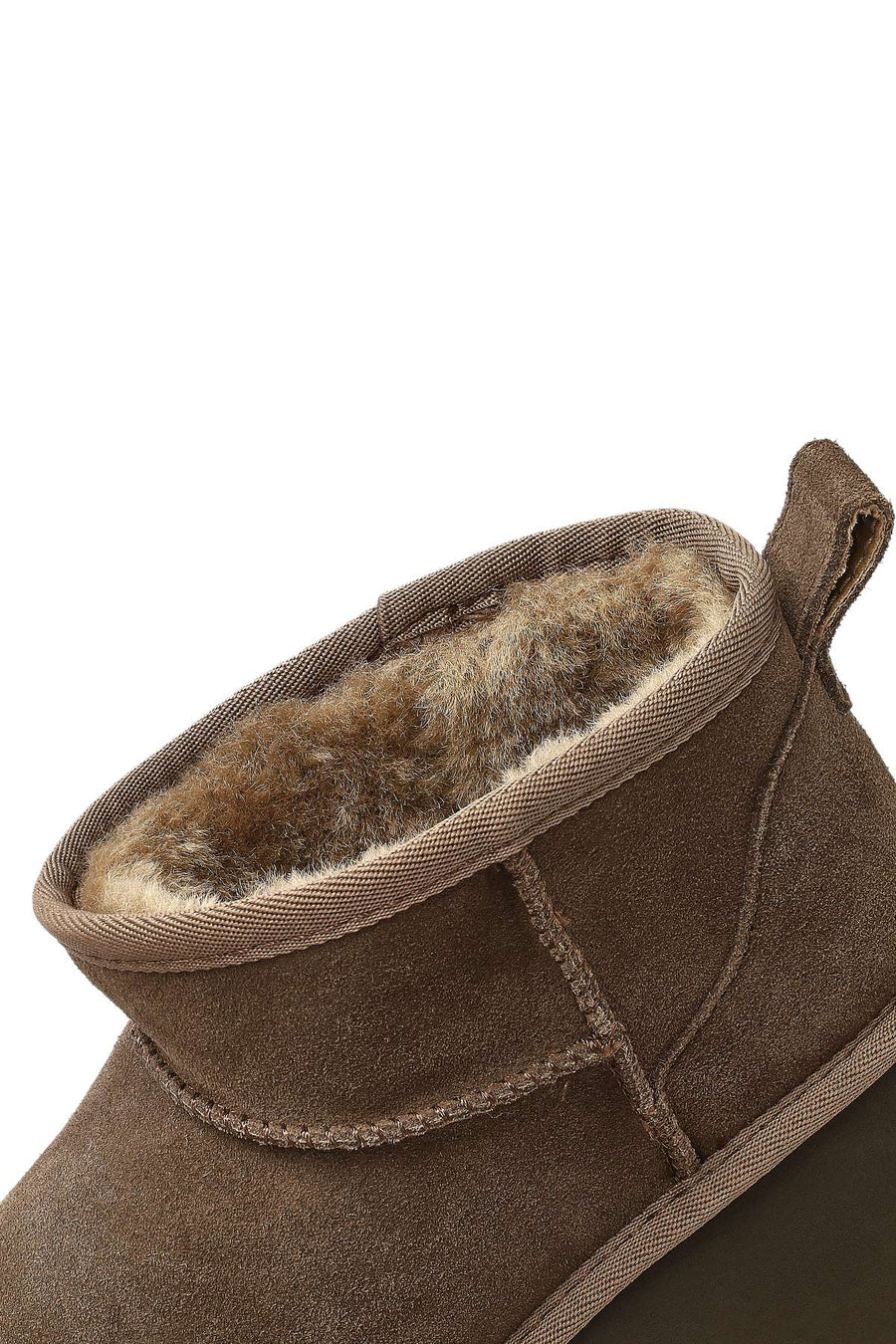 Woman Mink Thick-Soled Suede Teddy Boots