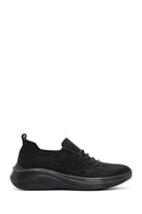 Derimod Zero Women's Black Lace-Up Thick Soled Sports Sneaker | Derimod