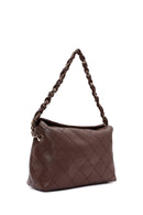 Women's Brown Printed Shoulder Bag | Derimod