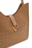 Woman Mink Printed Shoulder Bag | Derimod
