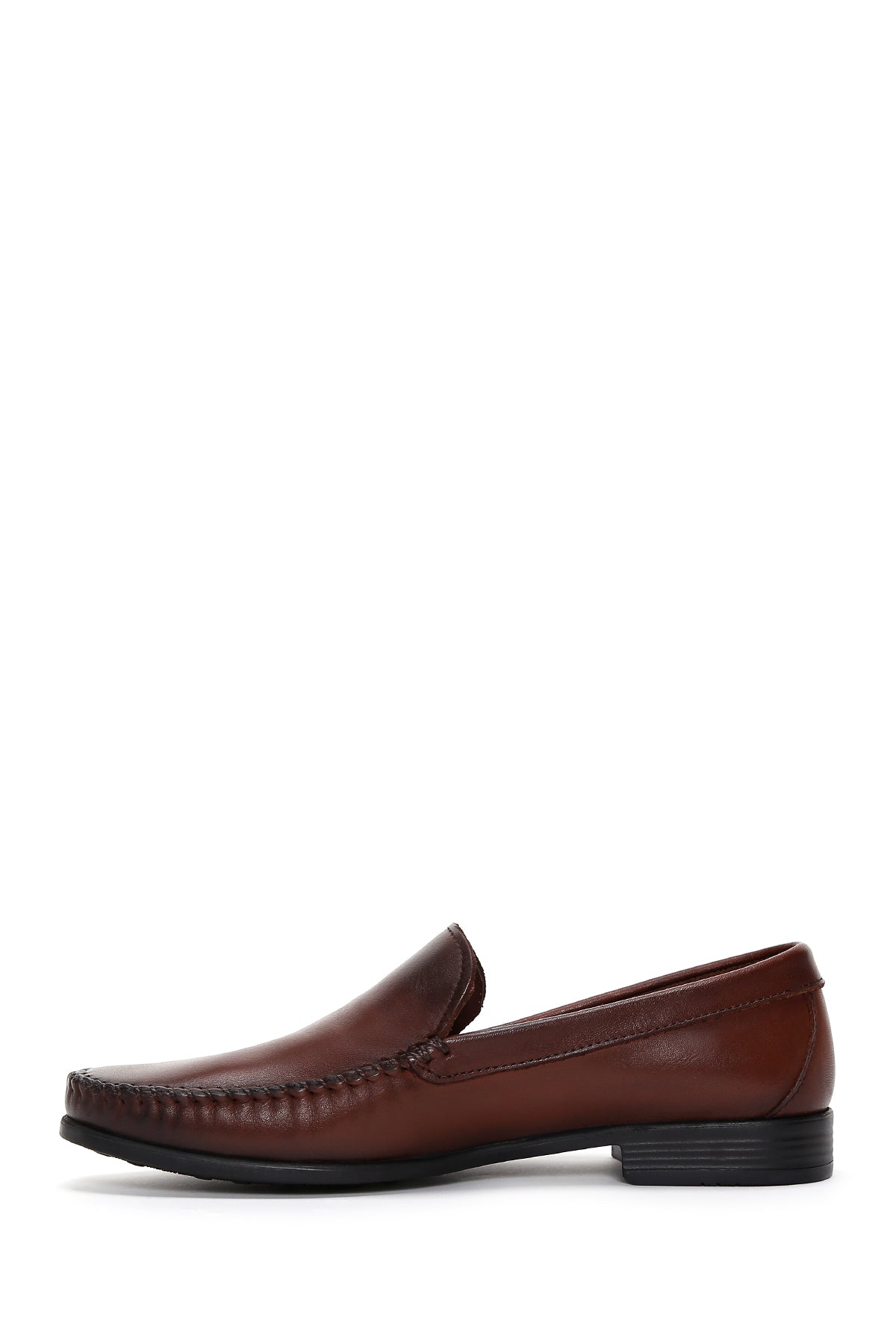 Erkek Kahverengi Deri Casual Loafer