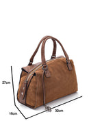 Women's Suede Handbag | Derimod