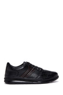 Men's Black Leather Sneaker | Derimod