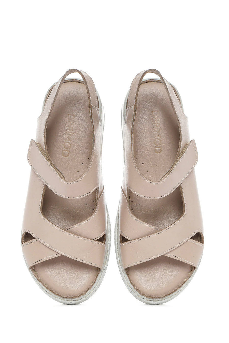 Women's Mink Strap Leather Comfort Sandals