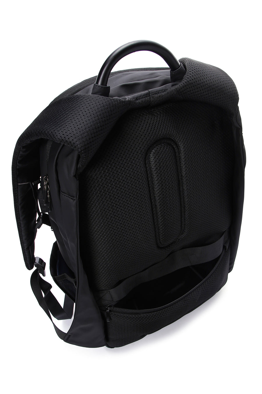 D-Pack Unisex Black Technological Fabric Backpack