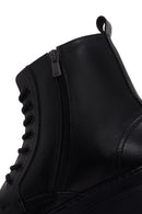 Men's Black Zippered Casual Leather Boots | Derimod