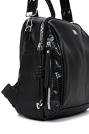 Women's Black Long Strap Backpack | Derimod