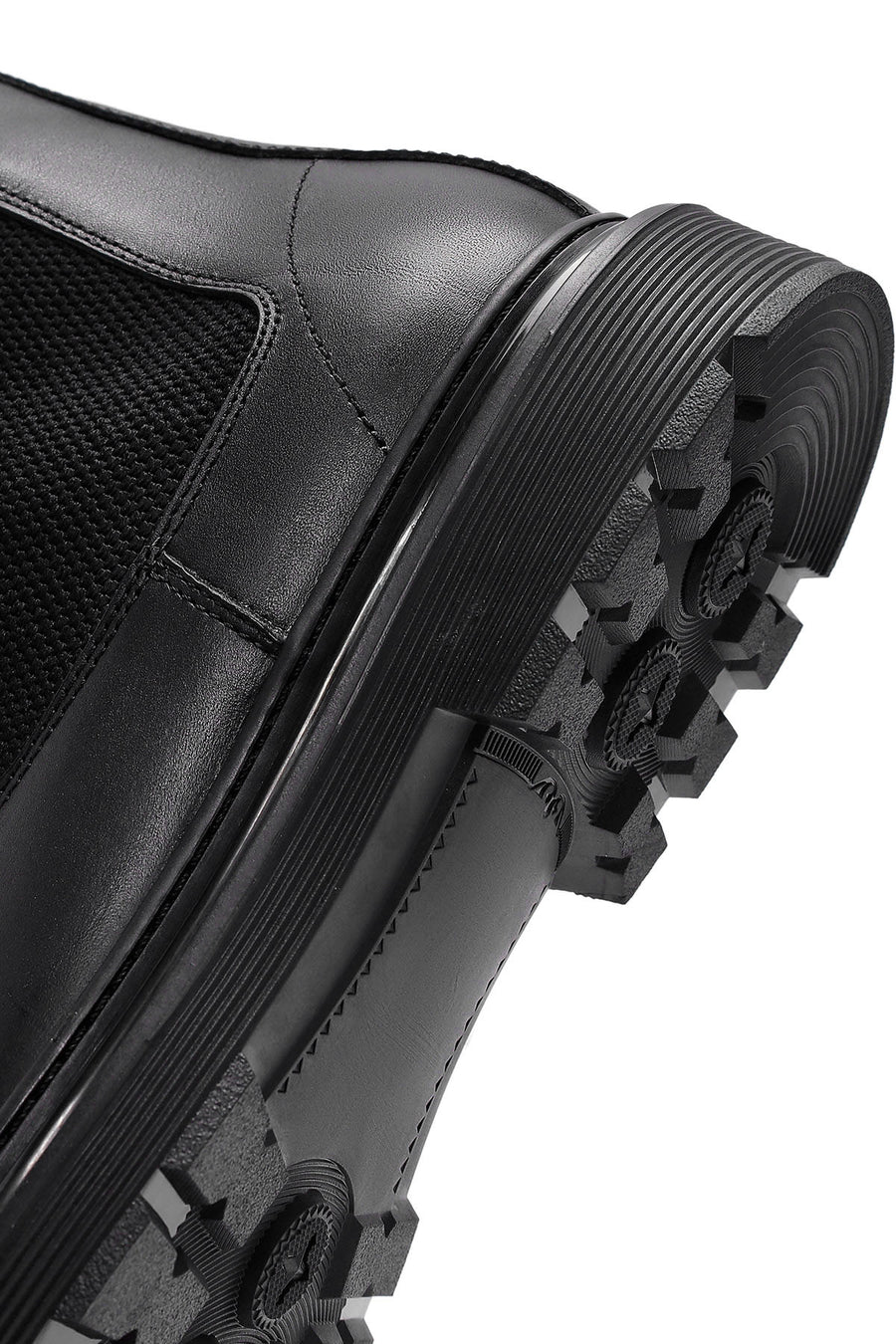 Men's Black Leather Chelsea Boots