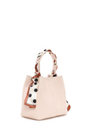 Women's Beige Long Strap Crossbody Bag with Accessory Detail | Derimod