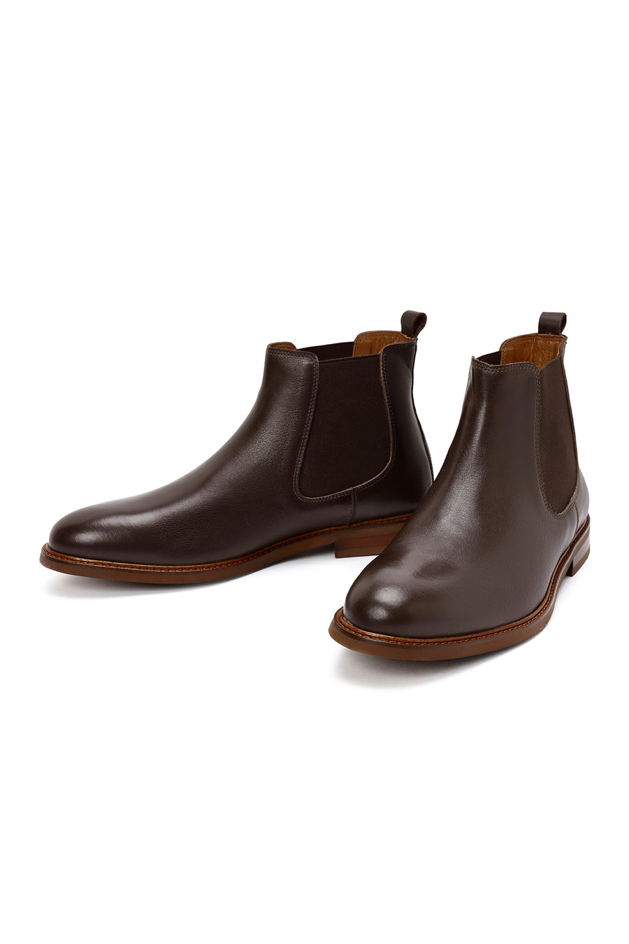 Men's Brown Leather Chelsea Boots