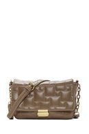 Women's Mink Long Strap Quilted Crossbody Bag | Derimod