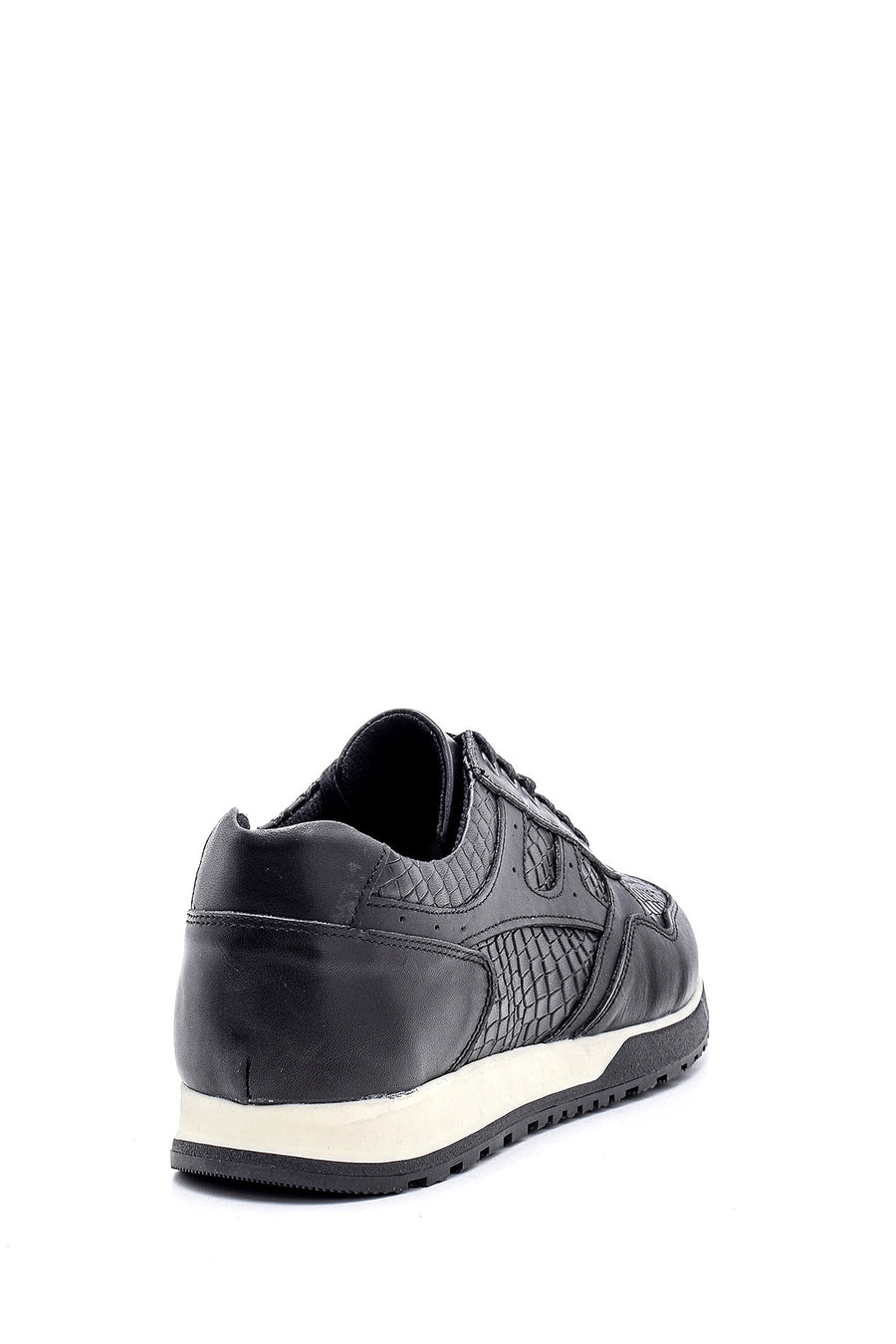 Men's Crocodile Detailed Leather Sneaker