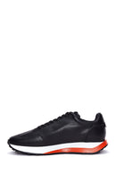 Erkek Siyah Deri Sneaker | Derimod