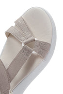 Kadın Bej Comfort Sandalet | Derimod
