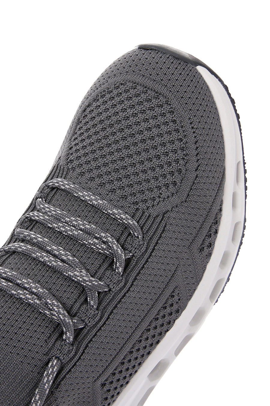 Derimod Zero Men's Gray Lace-Up Thick Soled Sneaker