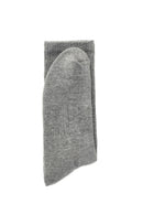 Men's Gray Cotton Socks | Derimod