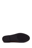 Woman Dark Mink Suede Loafer | Derimod