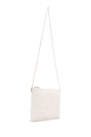 Women's White Long Chain Strap Clutch Bag | Derimod