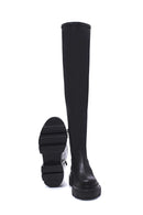 Women's Leather Long Boots | Derimod