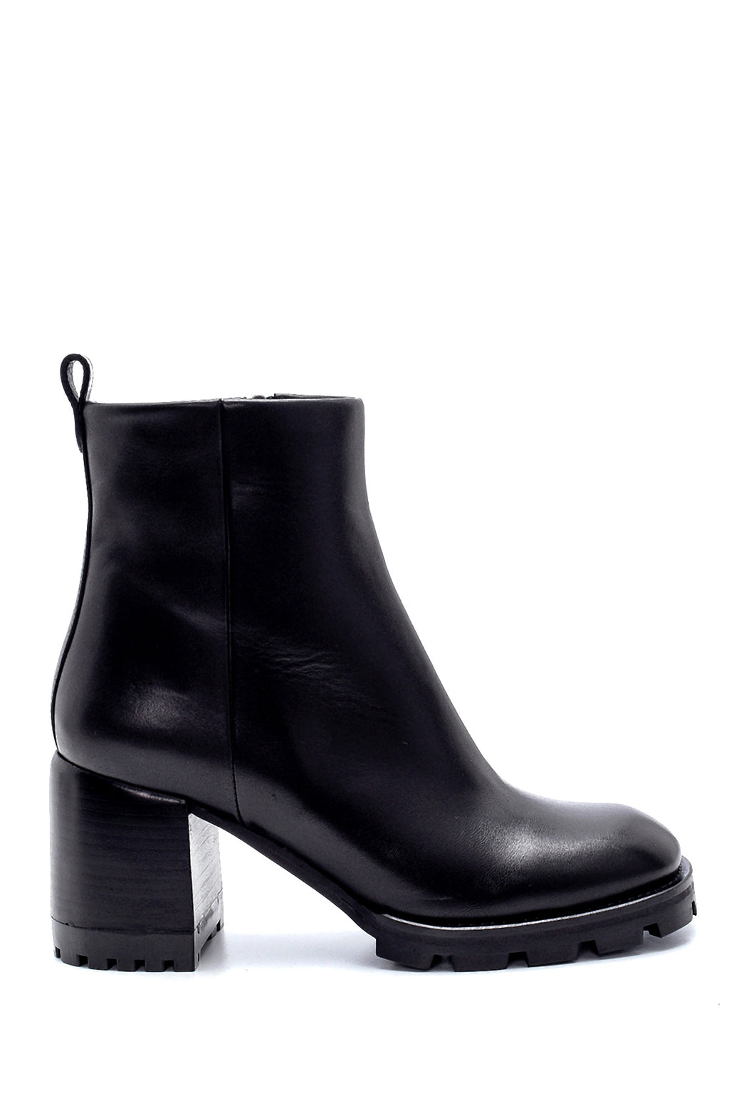 Kadın Deri Topuklu Bot