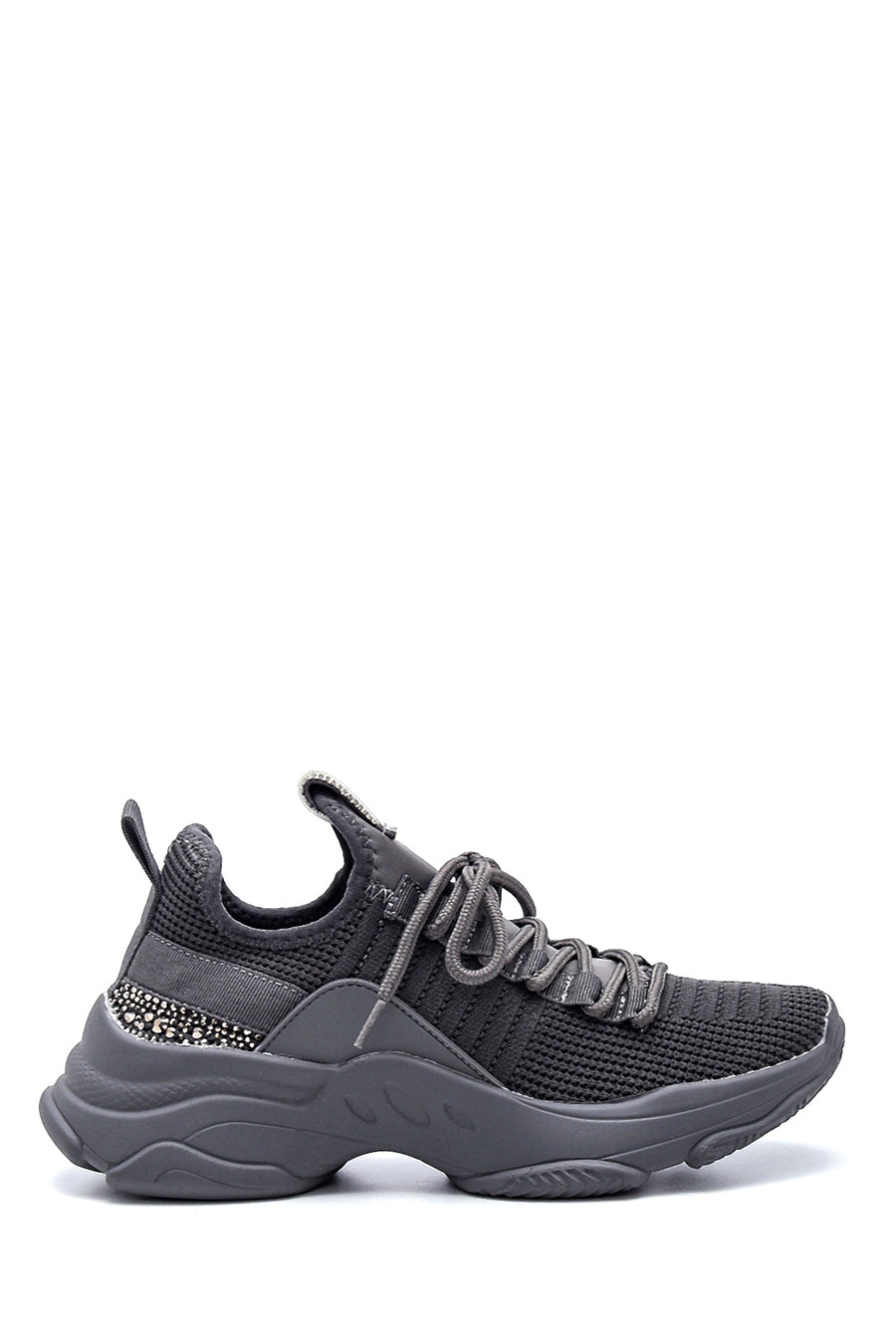 Kadın Gri Taşlı Kalın Tabanlı Sneaker 21WFD430914 | Derimod