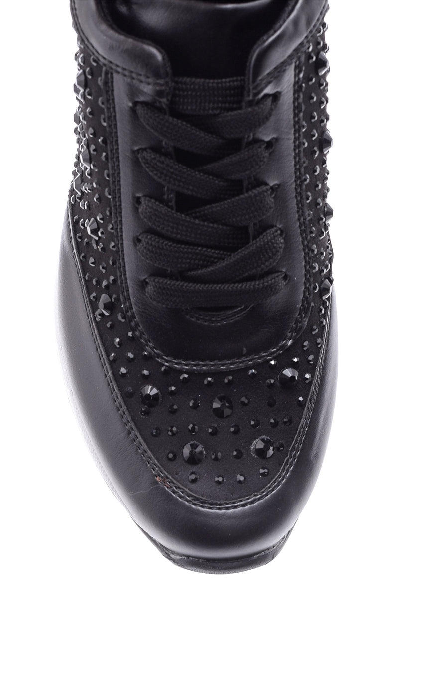 Women's Stone Detailed High-Sole Sports Shoes