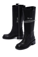 Women's Black Leather Boots | Derimod