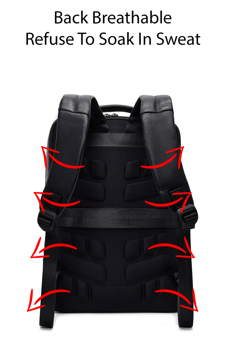 D-Pack Unisex Black Technological Backpack