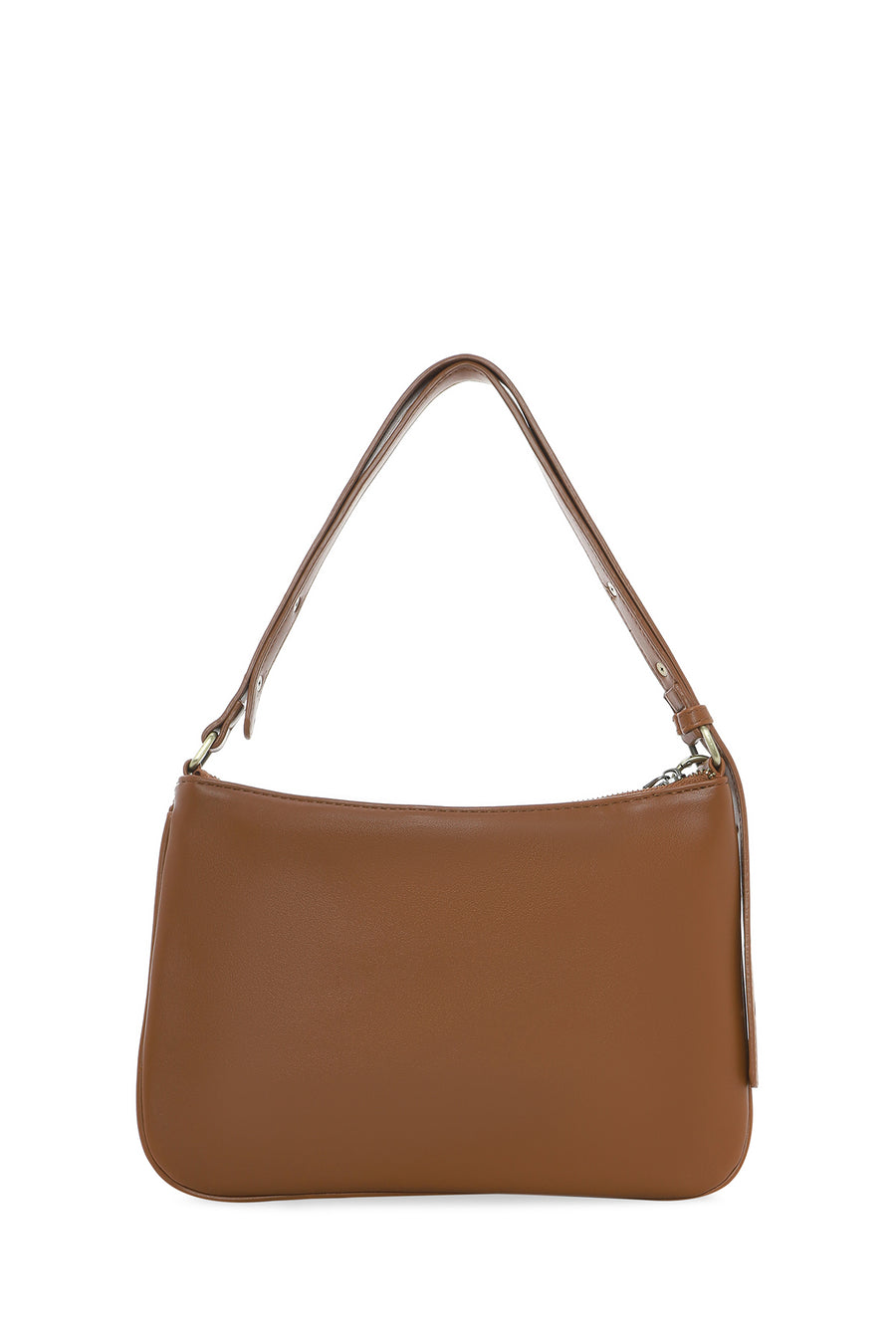 Women's Brown Knitted Patterned Shoulder Bag