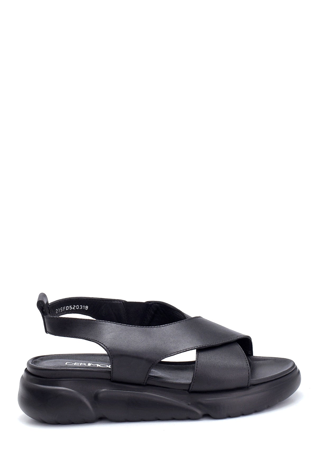 Women's Casual Leather Sandals 21SFD520318 | Derimod