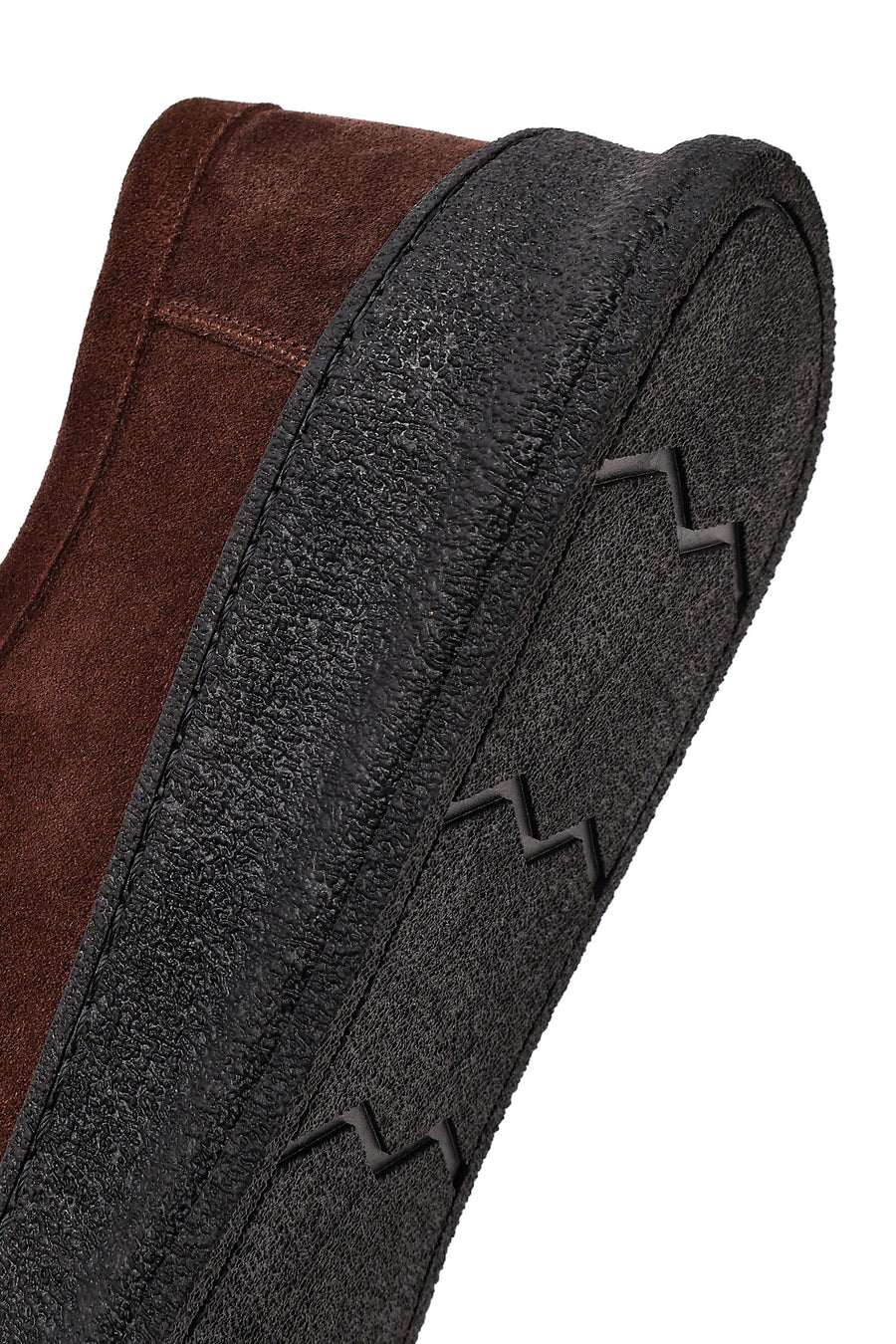 Men's Brown Lace-Up Suede Leather Casual Shoes
