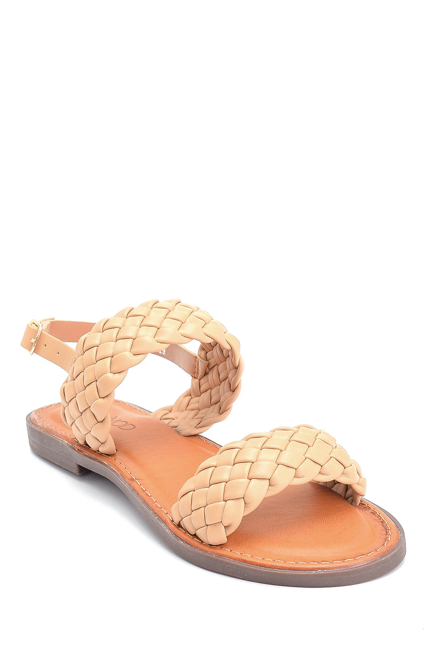 Kadın Örgü Detaylı Casual Sandalet