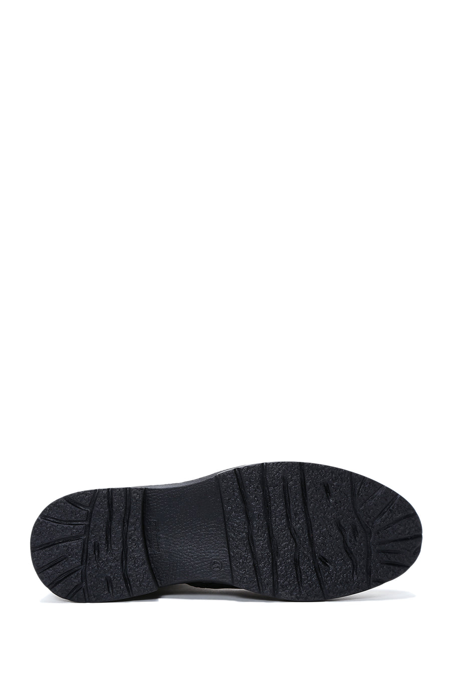 Men's Black Leather Zippered Casual Boots