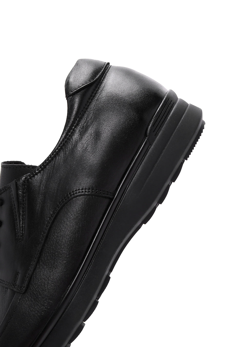 Men's Black Leather Casual Shoes