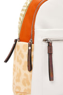 Women's Beige Faux Leather Backpack | Derimod