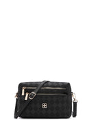 Women's Black Faux Leather Crossbody Bag | Derimod