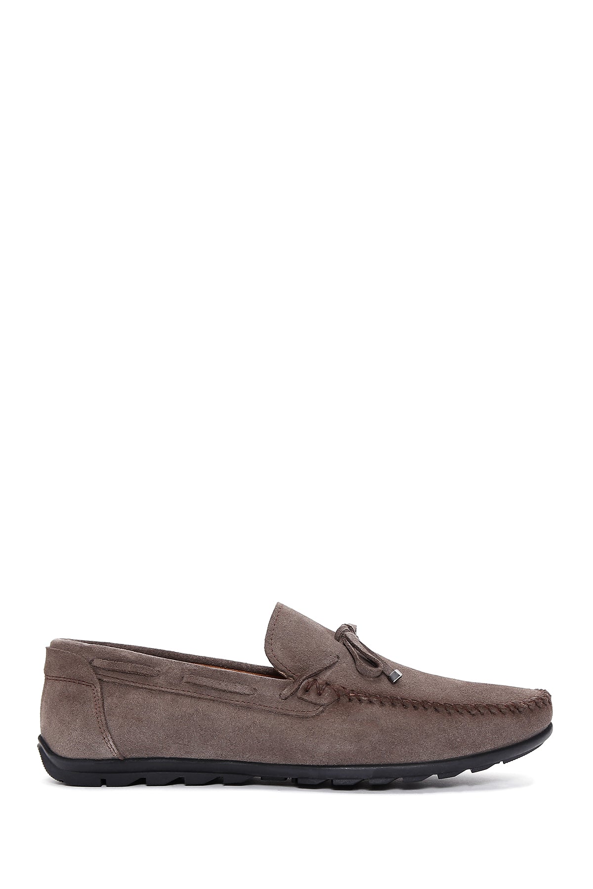 Erkek Vizon Süet Deri Casual Loafer 24SFD657310 | Derimod