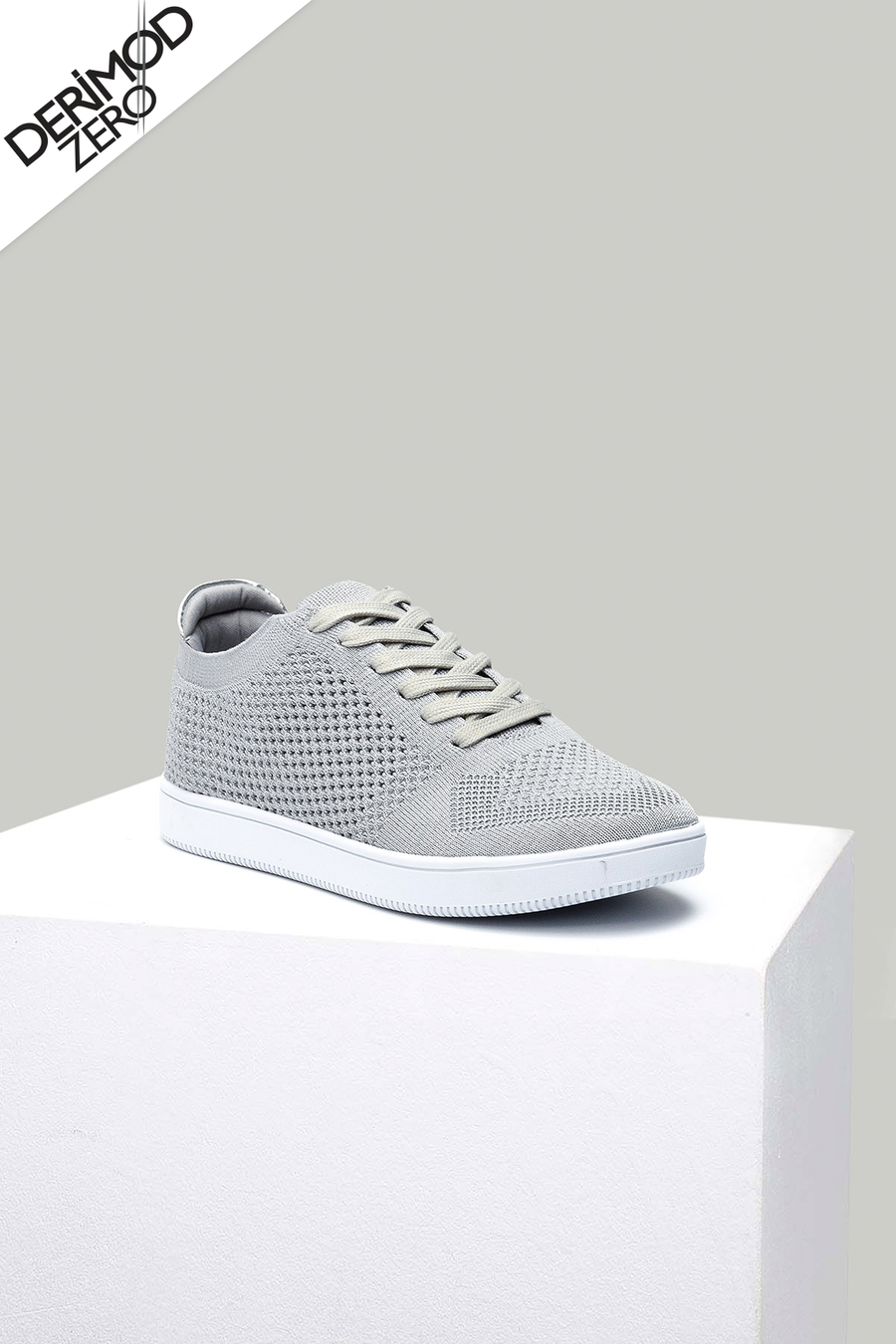 Gümüş Kumaş Kadın Sneaker