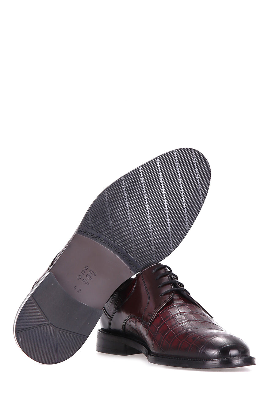 Men's Crocodile Patterned Leather Shoes