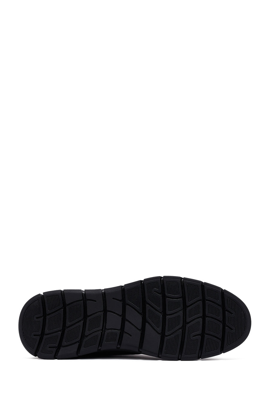 Erkek Kahverengi Bağcıklı Deri Casual Sneaker