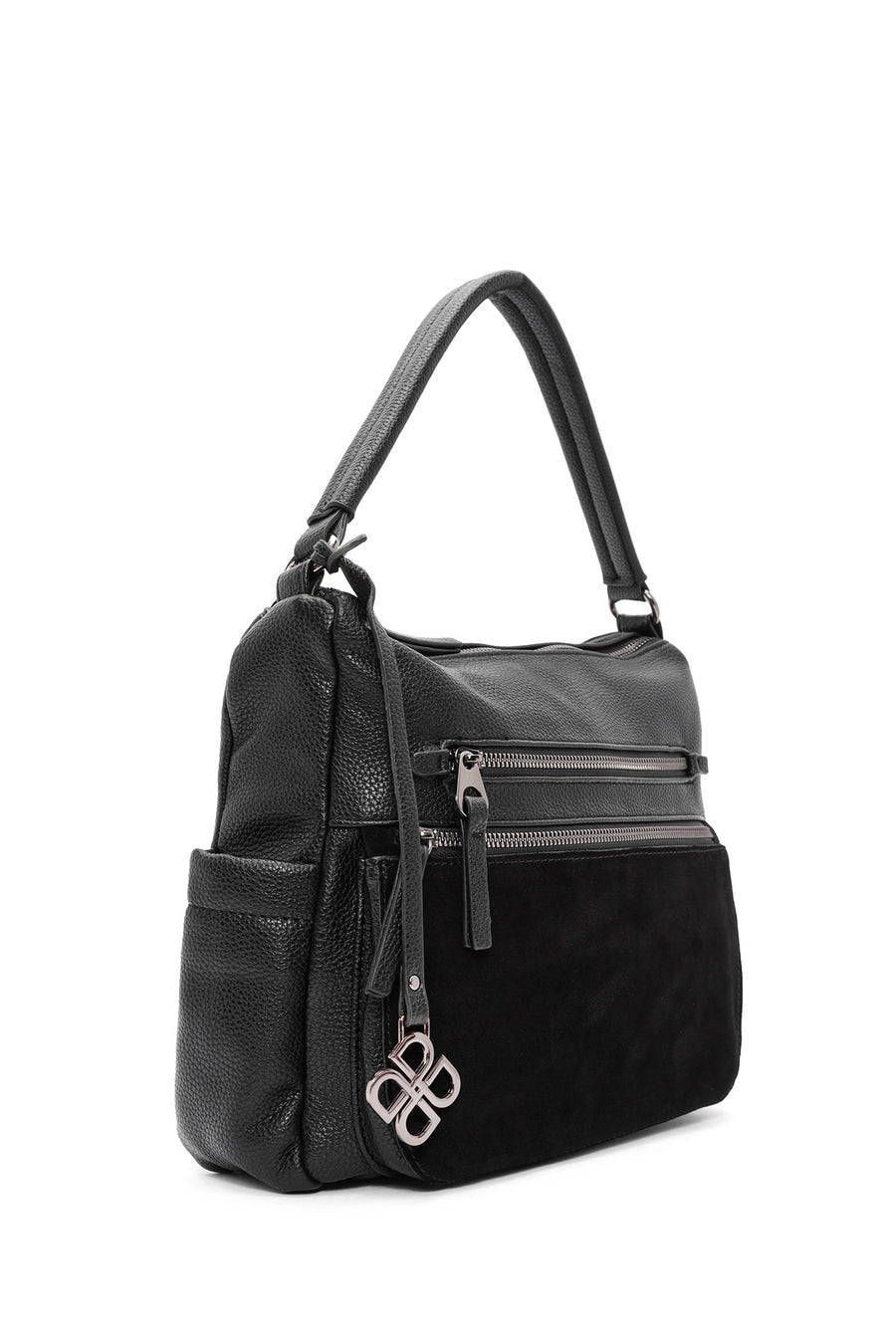 Women's Black Long Strap Shoulder Bag