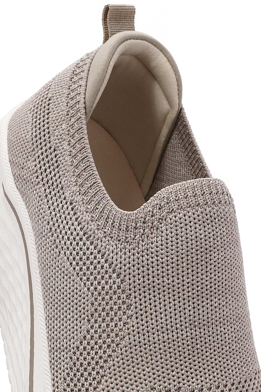 Derimod Zero Women's Beige Thick-Soled Fabric Sneakers
