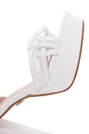 Kadın Beyaz Kalın Platform Topuklu Sandalet | Derimod