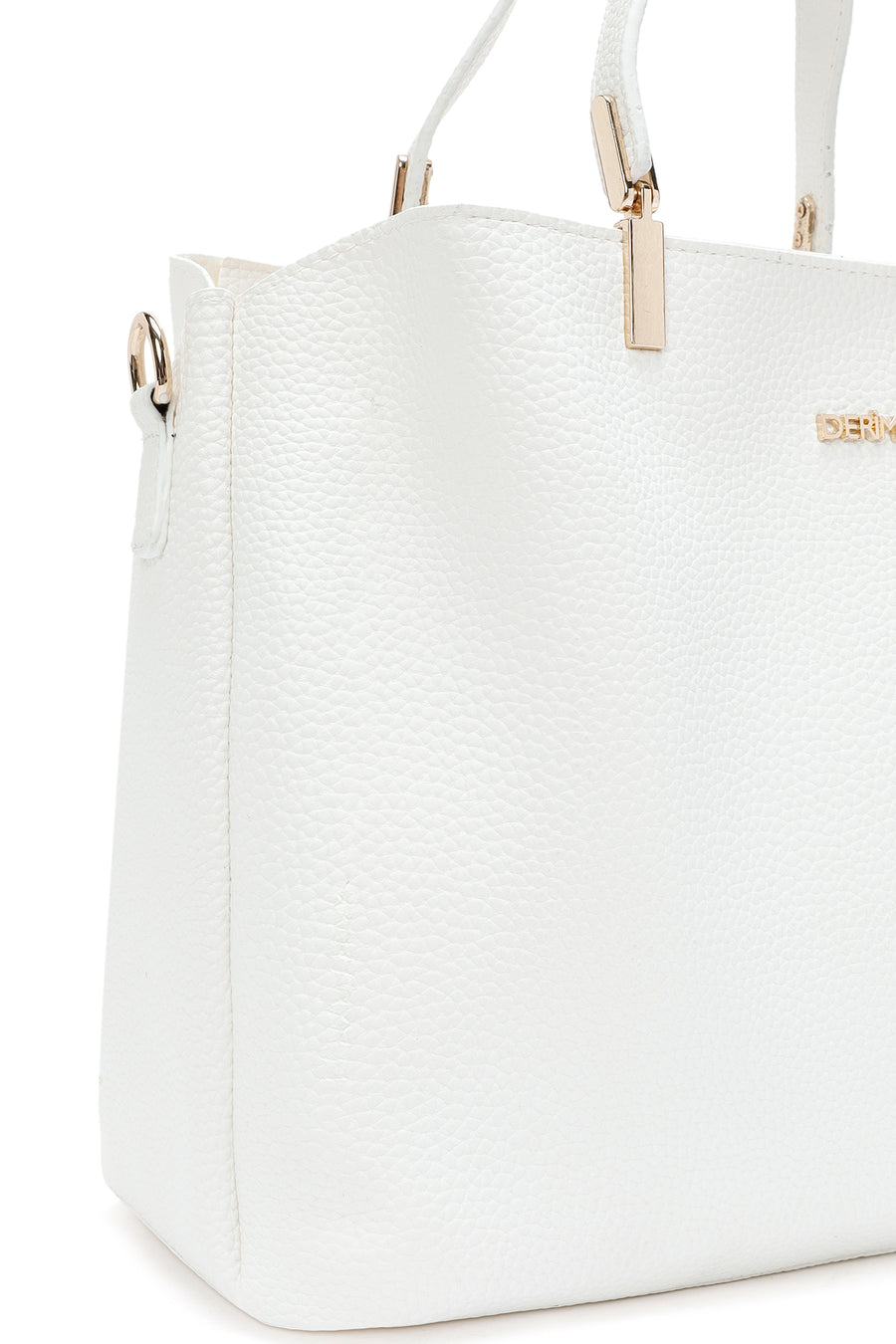 Women's White Long Strap Shoulder Bag