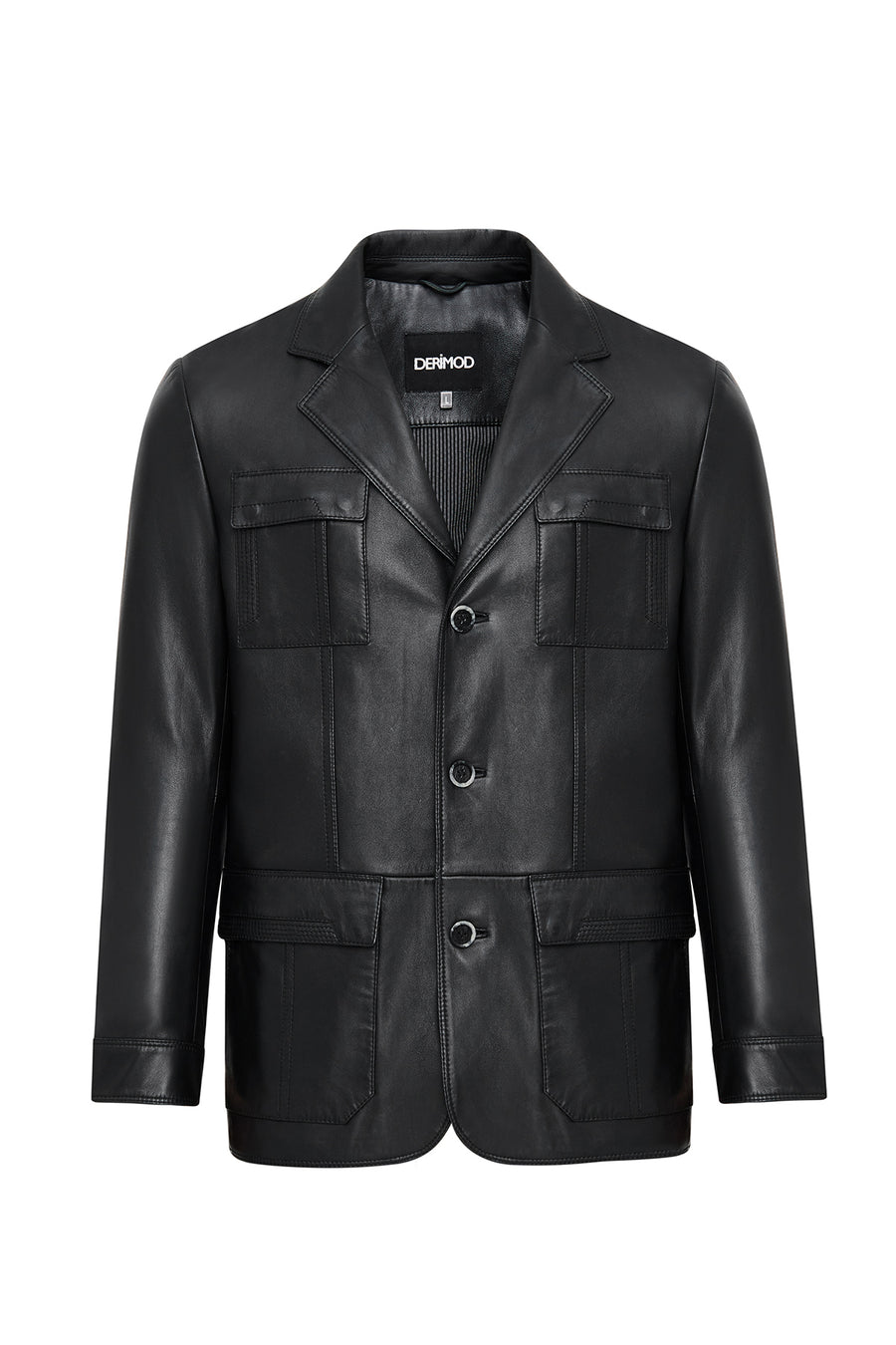 Kevin Men's Black Blazer Leather Jacket