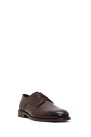 Men's Brown Laced Leather Classic Shoes | Derimod