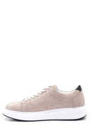 Erkek Gri Nubuk Deri Sneaker | Derimod